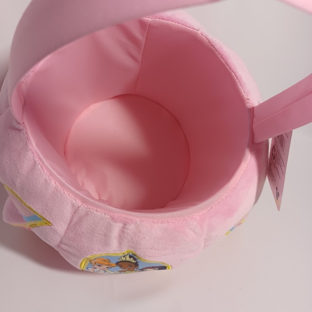 Princess Pink Plush Easter Basket by Ruz, Pink, 7 inches Tall, Plush Plus More - Picture 2 of 13